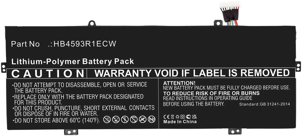 Atmintis do laptopa CoreParts Nešiojamas kompiuteris Baterija for Huawei