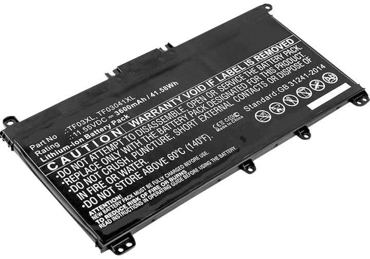 Coreparts Nešiojamojo kompiuterio baterija HP