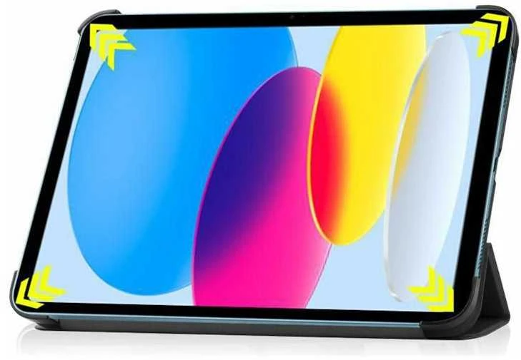 Dėklas na tablet CoreParts CoreParts TABX-IP10-COVER1 etui na tablet 27,7 cm (10.9'') Dėklas su klapką Juodas