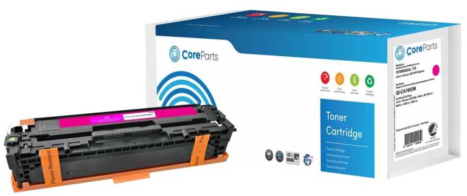 Coreparts „Toneris“ vaizdavimo kokybės rausvai raudonas rašalas (QI-HP1012M)