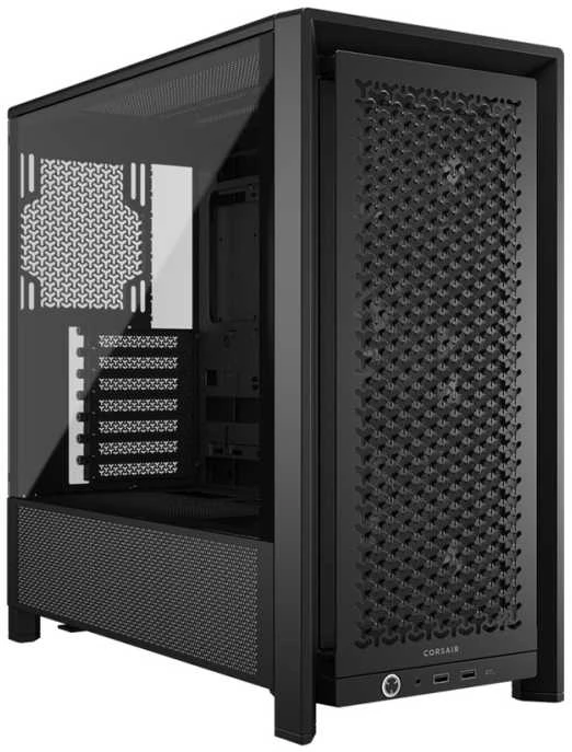 Corsair FRAME 4000D RS medinis kompiuterio korpusas, Midi-Tower, E-ATX - medinis, juodas