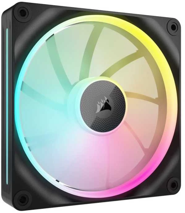 Corsair iCUE Link LX140 RGB, PWM korpuso ventiliatorius – 140mm, juodos spalvos