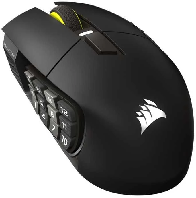 CORSAIR SCIMITAR ELITE WIRELESS SE Pelė žaidimams Gun metal 33000 DPI Optinė