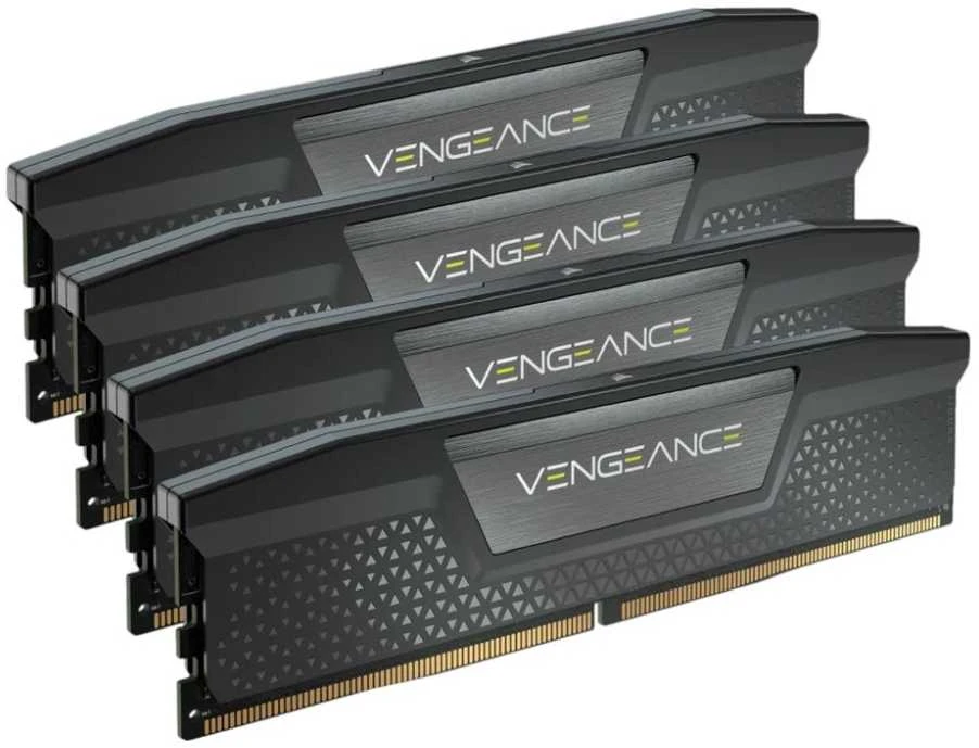 Keturių Corsair Vengeance DDR5 atminties modulių rinkinys
