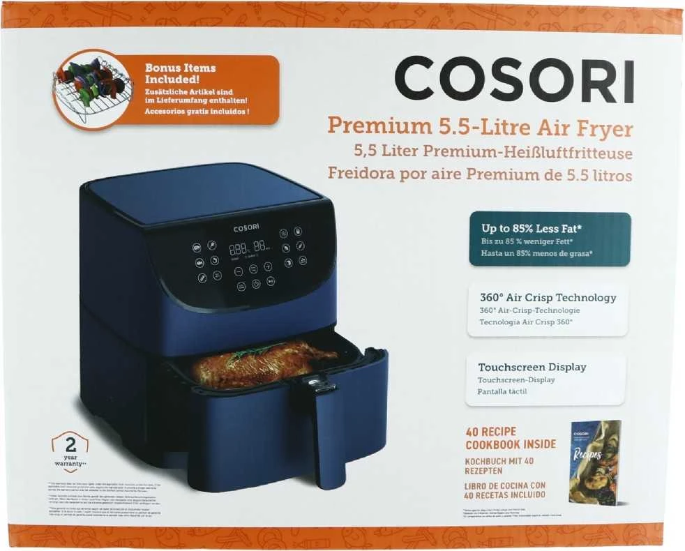 Gruzdintuvė Cosori CP158-AF-RXL Premium mėlyna