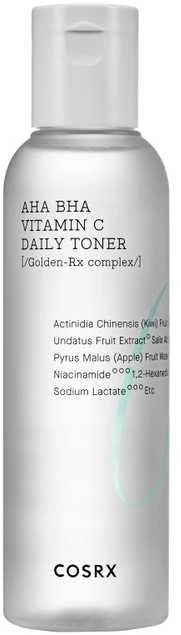COSRX Dieninis tonikas su AHA ir BHA rūgštimis bei vitaminu C (Daily Toneris), 150 ml