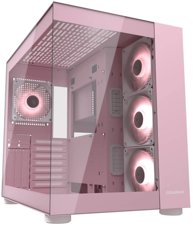 COUGAR FV150 ARGB vidutinio dydžio korpusas ATX CGR-5KA1P-RGB Micro-ATX Mini-ITX, rožinė