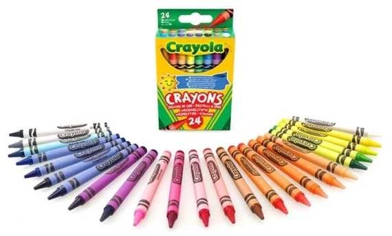 Crayola, Inc. CRAYOLA kreidelės Crayons, 24vnt., 0024