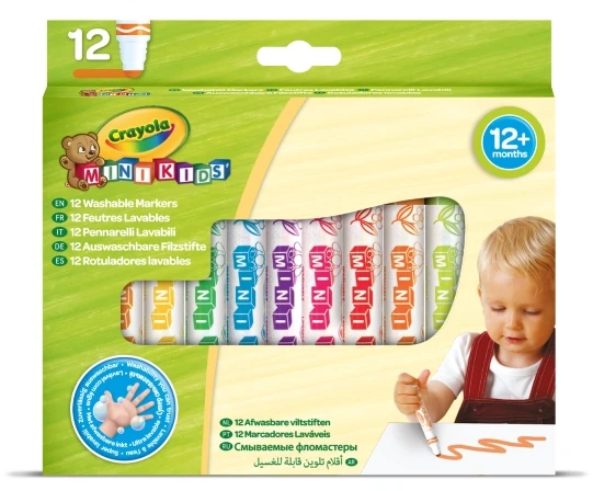Crayola, Inc. FLOMASTERIAI CRAYOLA MINI KIDS 12VNT