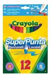 Crayola, Inc. 12 SUPER PATARIMAI PLAUNAMAS MARKER
