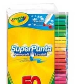 Crayola, Inc. Crayola Super Tips Flamastry mazaki vaikams zmywalne 50szt.