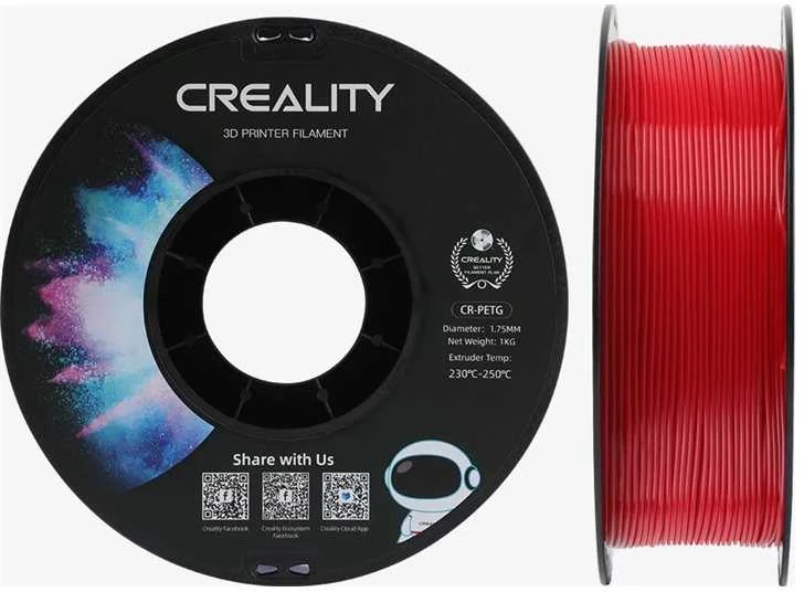 Creality CR-PETG - 1.75mm - 1kg - Raudonas