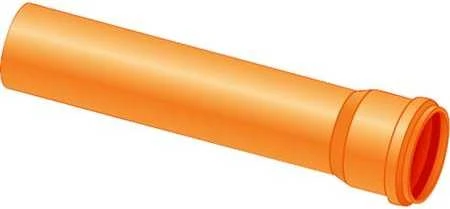 Lauko kanalizacijos vamzdis Magnaplast, Ø 110 mm, SN4, 3 m