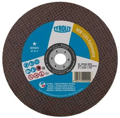 Solar Plus Pjovimo diskas Tyrolit 230 x 2 x 22,23 mm