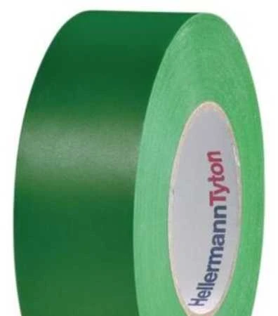 Solar Plus HellermannTyton Hellermann Tyton HTAPE-FLEX15-19x20 - Žalias - Sujungimas - Tvirtinimas - Žymėjimas - Remontas - Sutvirtinimas - PVC - Atsparus tirpikliams - RoHS - 90 °C