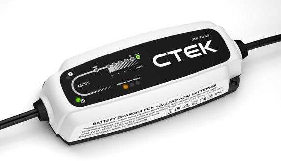 Ctek 12V 5A CT5 Time to go kroviklis