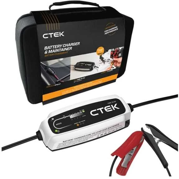 Ctek 12V 5A CT5 Time to go kroviklis rinkinys