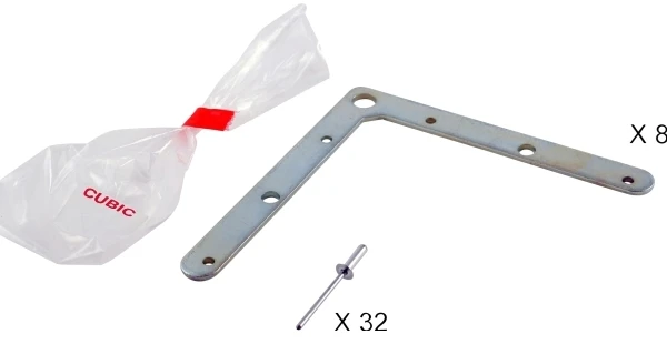 CUBIC BSD/CS tvirtinimo komplektas 0135-0000