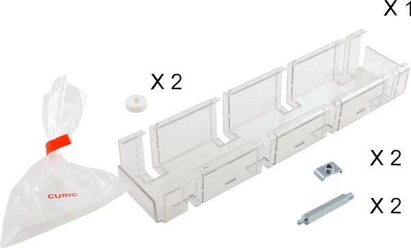 CUBIC Dengiamojo bėgelio laikiklis, pilnas 0880-0200S