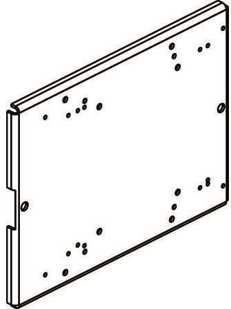 CUBIC Montageplade MIBMA2 2 tipas