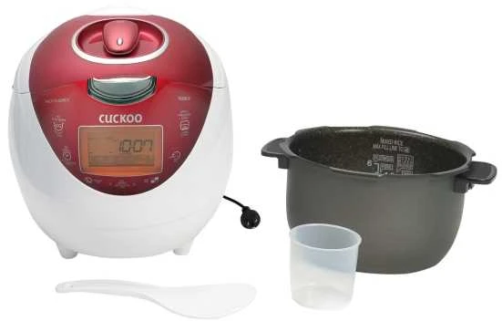 Carruzzo Cuckoo SLS-ART-0000072 ryžių virimo aparatas 1,8 L 1150 W Ruda, Raudona