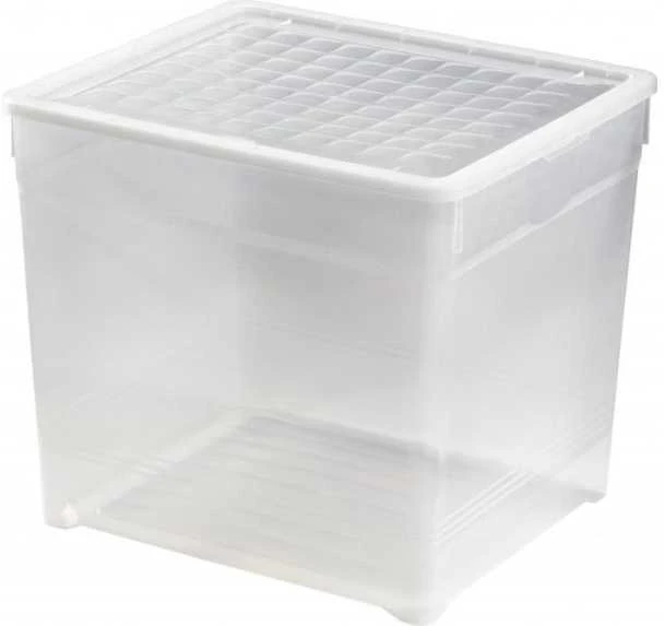 Daiktadėžė CURVER, 33 l, skaidri, 39,5×34×34,3 cm
