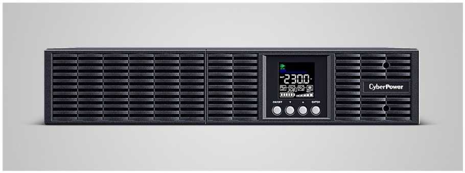 CyberPower OLS1500ERT2UA-B, dvigubos konversijos (internetinis), 1,5 kVA, 1350 W, grynas sinusas, 190 V, 300 V