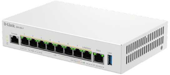 Maršrutizatorius D-Link | Wireless router | DBR-600-P/E | 10/100/1000 Mbit/s | Ethernet LAN (RJ-45) jungtys 8 | Mesh Support Yes | MU-MiMO No | No mobile broadband