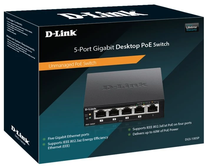 Šakotuvas D-Link | Jungiklis | DGS-1005P | Nevaldomas | Darbalaukis | Gigabit Ethernet (vario) jungtys kiekis 5 | Maitinimas per Ethernet (PoE) jungtys kiekis 4 | Maitinimo tipas Išorinis