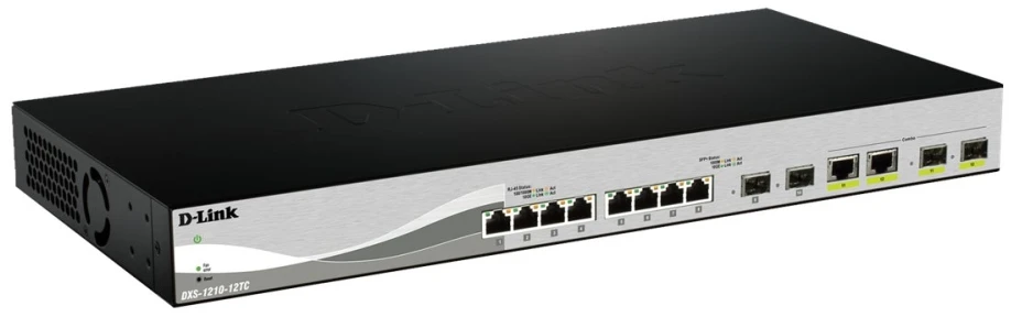 Šakotuvas Tinklo Įranga - D-Link DXS-1210-12TC 12-Port 10GbE Jungiklis 240 Gbit/s