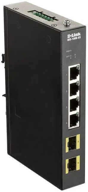 Šakotuvas D-LINK 12 Port L2 Industrial Smart Managed Switch su 10 x 1GBaseTX jungtys ir 2 x SFP jungtys