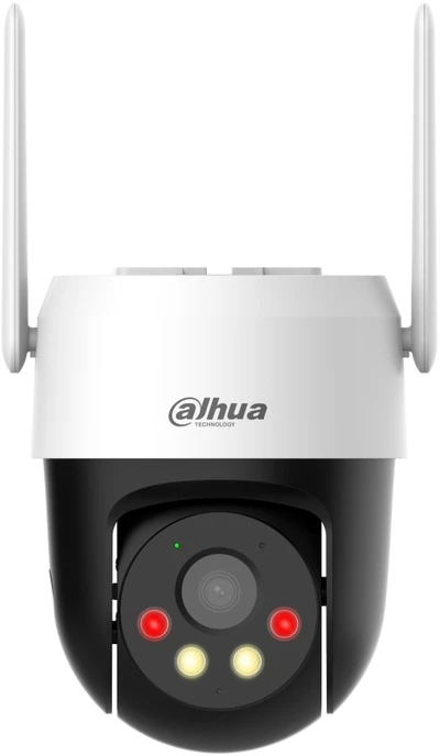 „Dahua“ dvigubo židinio nuotolio 3MP 4G kamera / dvipusis pokalbis / IP66 / dirbtinio intelekto aptikimas / garso ir šviesos signalizacija / išmanusis dvigubas apšvietimas