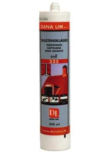 Dana Lim As Stogo čerpių klijai MS 525, 290 ml, raudoni, kasetė