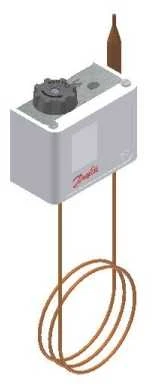 Danfoss TERMOSTAT KP 78,30-90C, KAPILARA 2M
