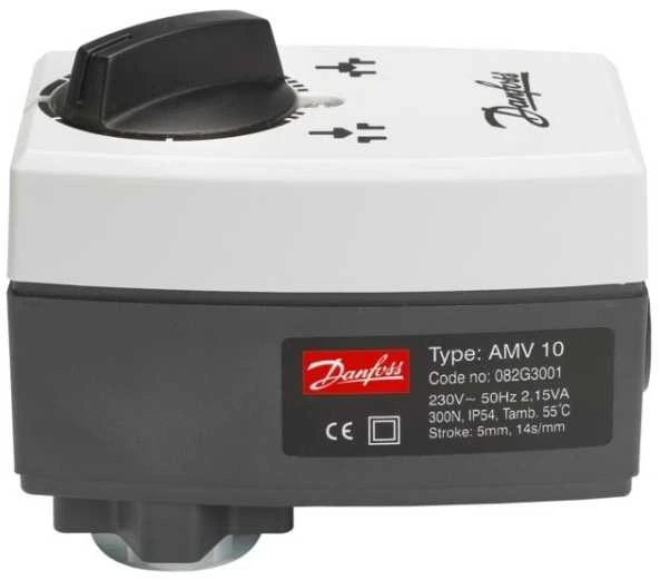 Danfoss AMV 10 230V, šildymas 3-padėčių pavara