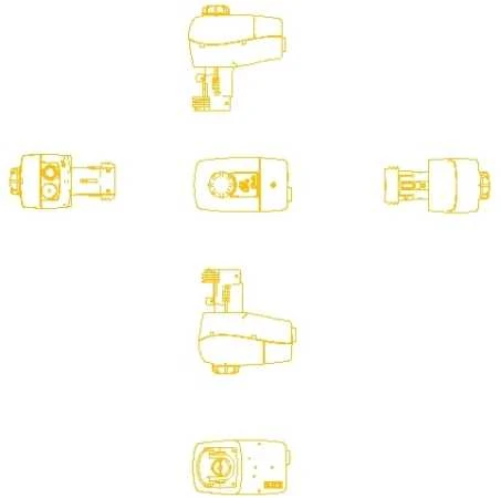 Danfoss Elektrinė pavara pamaišymo vožtuvui AMV 435