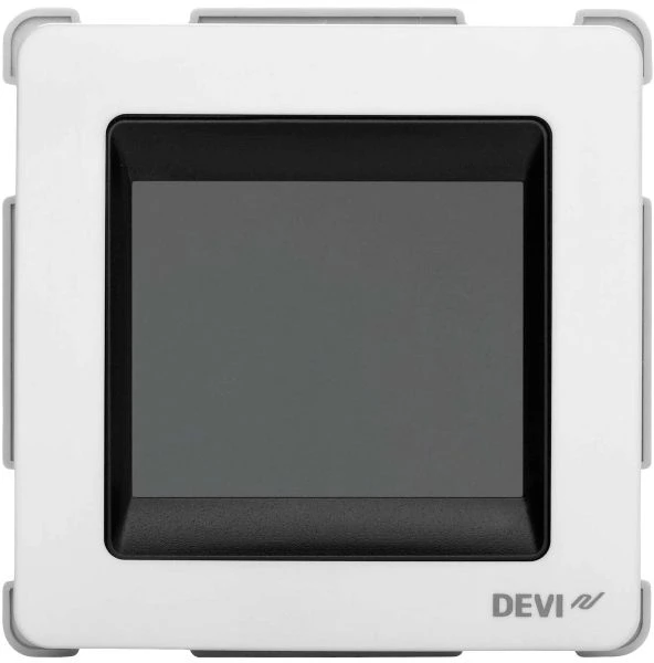 Termostatas Devi Devireg, Touch, balta