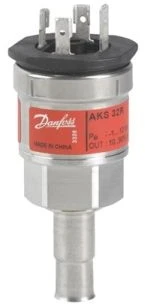 Danfoss AKS 32R, 3/8, -1-34 - -1-34 bar, ratiometrinis, DIN kištukas, išorinis sriegis, 3/8''