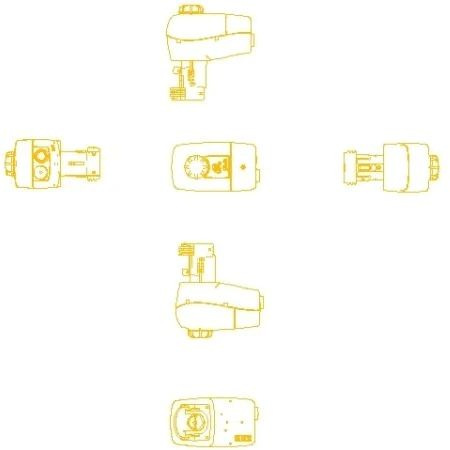 Danfoss Elektrinė pavara pamaišymo vožtuvui AMV 435