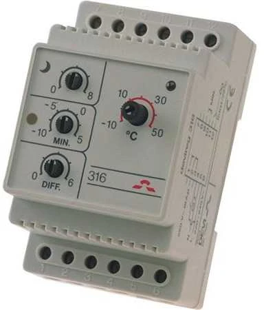 Devi Termostatas 316 230V 16A -10-50 ° C IP20 (140F1075)