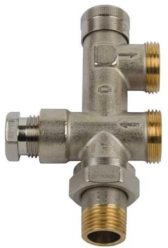 Danfoss RTD-K sadales vārsts 3/4" A, grīdas, 2-cauruļu sist.