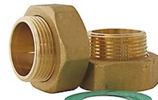 Danfoss srieginių jungčių rinkinys DN32 išorinis sriegis, 1,½ colio jungiamoji veržlė (komplektą sudaro 2 vnt. nipelių, tarpinių ir jungčių)