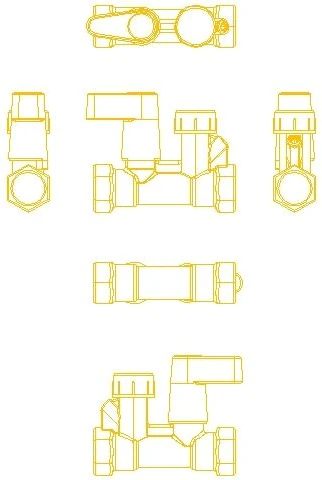 Danfoss MSV-S noslēgventīlis 1/2", Kvs 3.0