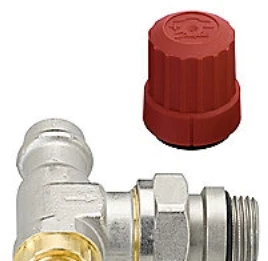 Danfoss RA-N presuojamas 15mm - kampinis radiatoriaus vožtuvas 013G3237
