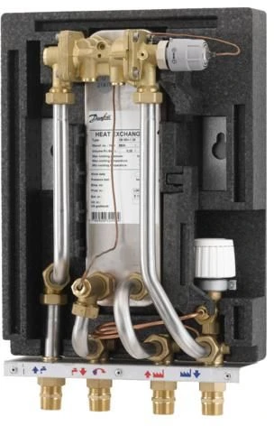 Danfoss Redan vandens šildytuvas 41 kW Akva Lux II H26 ISO, be balto korpuso