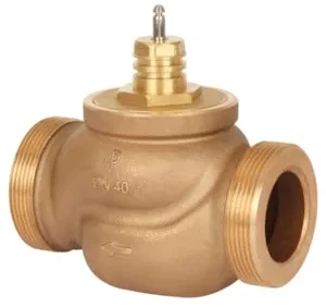 DANFOSS VRB2-15, 2-krypčių, nerūdijančio plieno. PN 16 su išoriniu sriegiu, AMV(E) 435 varikliams.