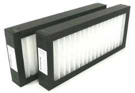 DANTHERM filtrų rinkinys, G4/G4 klasės filtrai, skirti HCV5 ir „Danfoss Air“ įrenginiui su 2 vnt. ISO C75% (G4). 2 vnt.