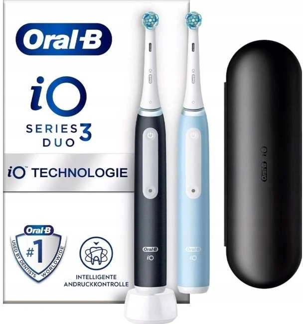 Oral-B iO 3 Duo juoda/mėlynas