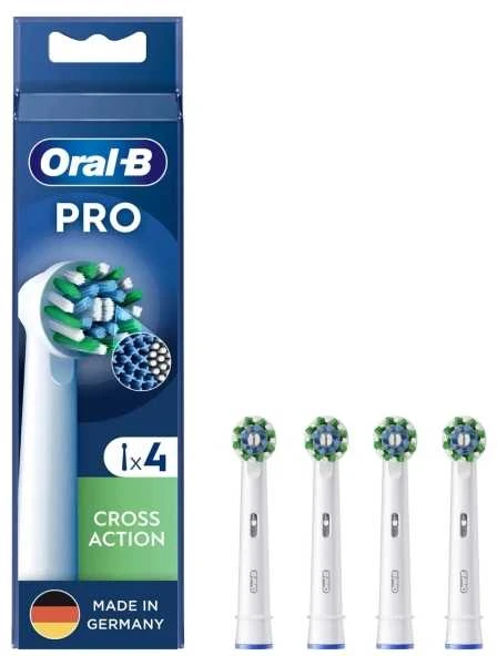 Oral-B CrossAction šepetėlių galvutės, 4 vnt