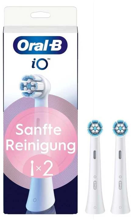 Oral-B iO šepetėlių galvutės pakuotėje